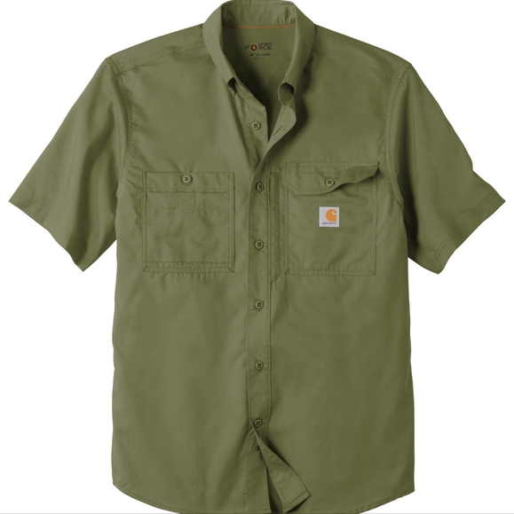 Carhartt Force Ridgefield Solid Short Sleeve shirt - Picture 2 of 3